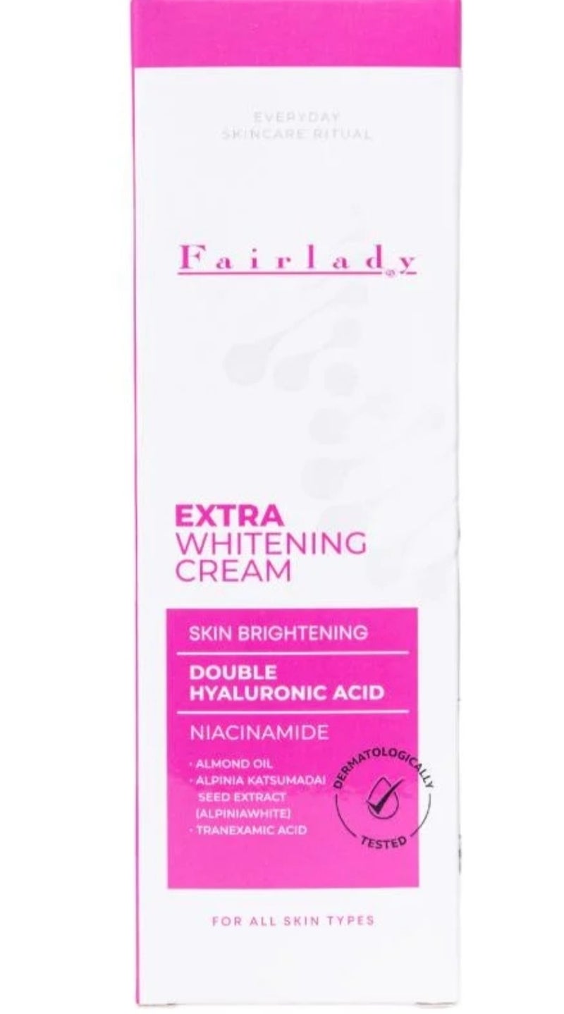 FAIRLADY Whitening Cream Extra With Hyaluronic Acid and Niacinamide Formula By Fairlady - 50g - Image 1